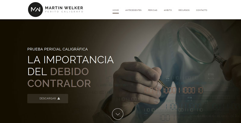 Mart&iacute;n Welker - Perito Cal&iacute;grafo